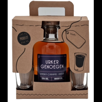 Urker Genoegen Whisky-Caramel Liqueur - Gift Pack