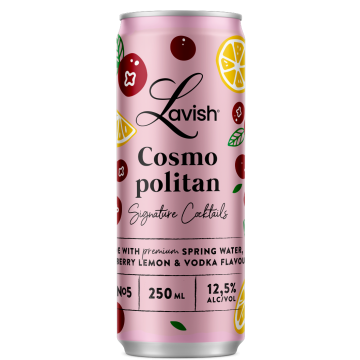 Lavish Cosmopolitan Signature Cocktail