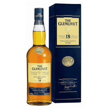 The Glenlivet whisky 18Y oude fles