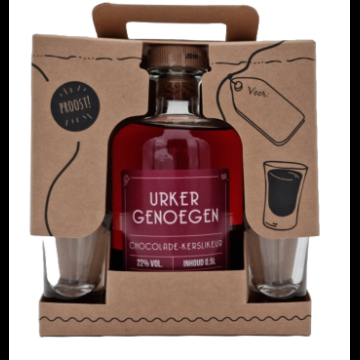 Urker Genoegen Chocolade-Kers Geschenkverpakking
